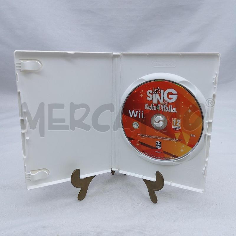 GIOCO WII LET'S SING RADIO ITALIA | Mercatino dell'Usato San maurizio canavese 3