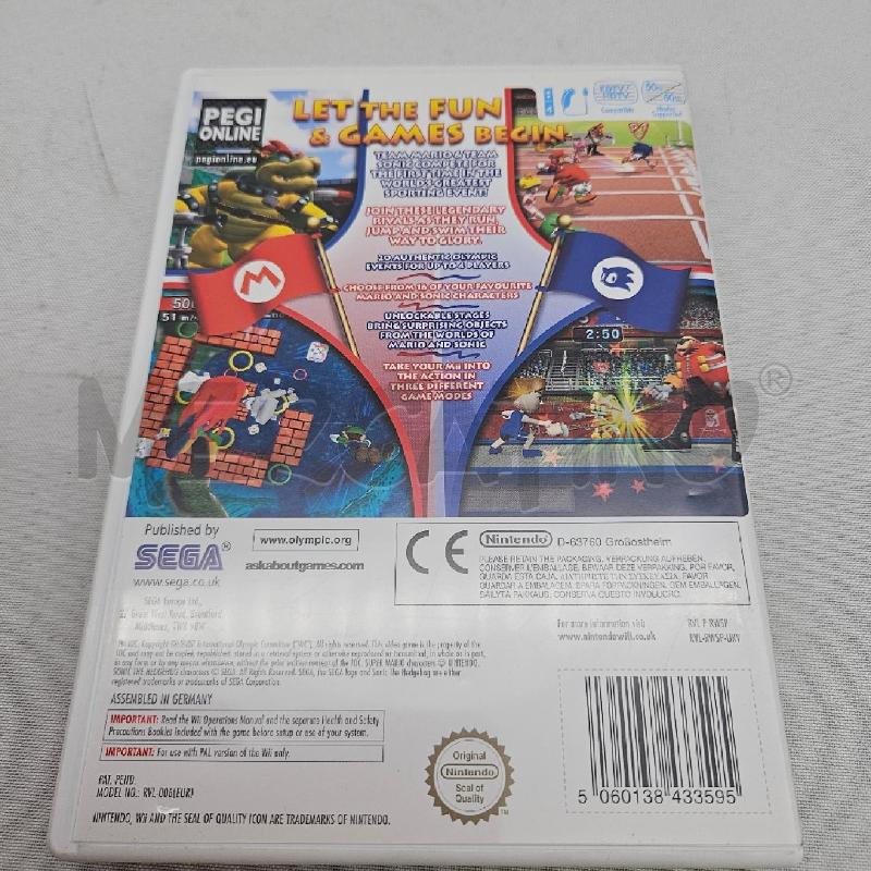 GIOCO WII MARIO&SONIC OLYMPIC GAMES | Mercatino dell'Usato San maurizio canavese 2