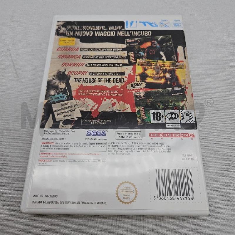 GIOCO WII THE HOUSE OF THE DEAD OVERKILL | Mercatino dell'Usato San maurizio canavese 2