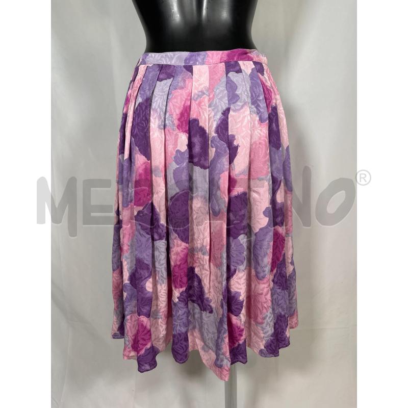 GONNA MARZAGALIS SETA GLICINE ROSA VIOLA  | Mercatino dell'Usato San maurizio canavese 3