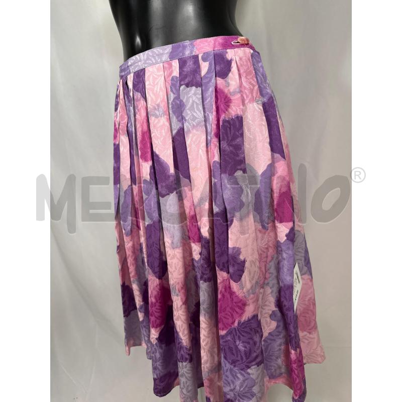 GONNA MARZAGALIS SETA GLICINE ROSA VIOLA  | Mercatino dell'Usato San maurizio canavese 4