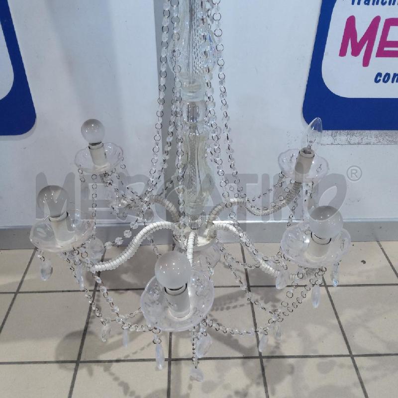 LAMPADARIO ACRILICO TIPO MARIA TERESA 6 LUCI | Mercatino dell'Usato San maurizio canavese 2