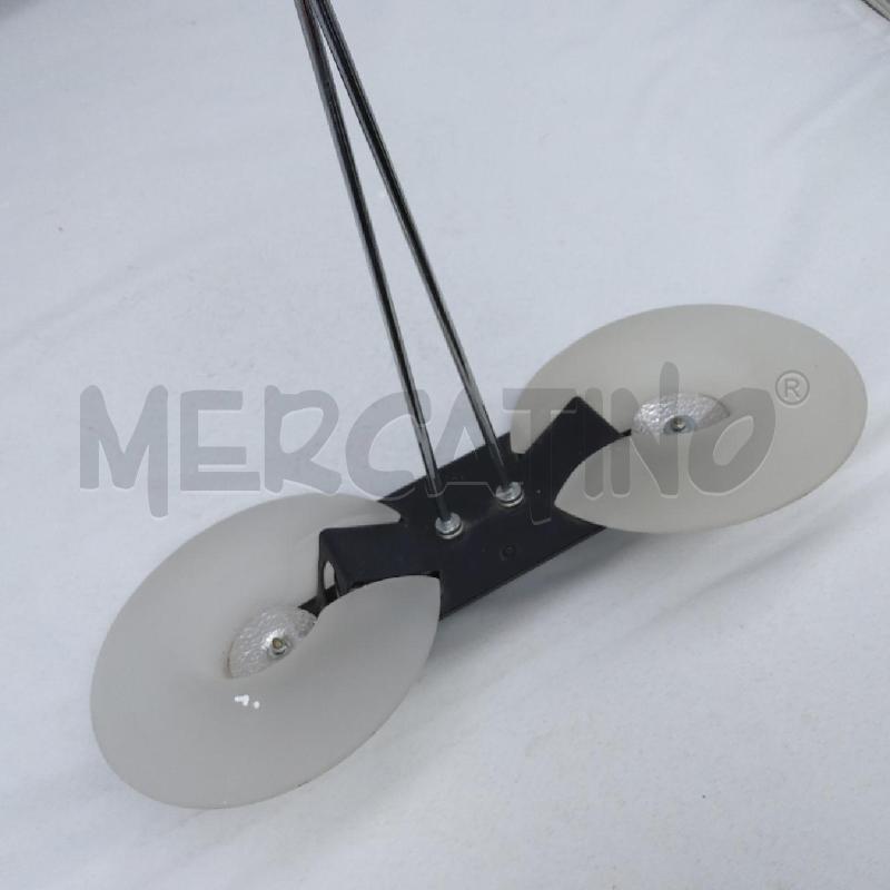 LAMPADARIO DE MAJO MURANO NERO ASTA CROMATA | Mercatino dell'Usato San maurizio canavese 4