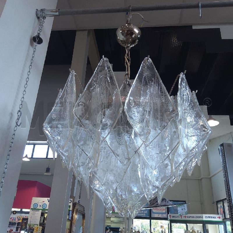 LAMPADARIO LA MURRINA PENDENTI ROMBI VELE TRASPARENTI RICAMBI SP | Mercatino dell'Usato San maurizio canavese 1