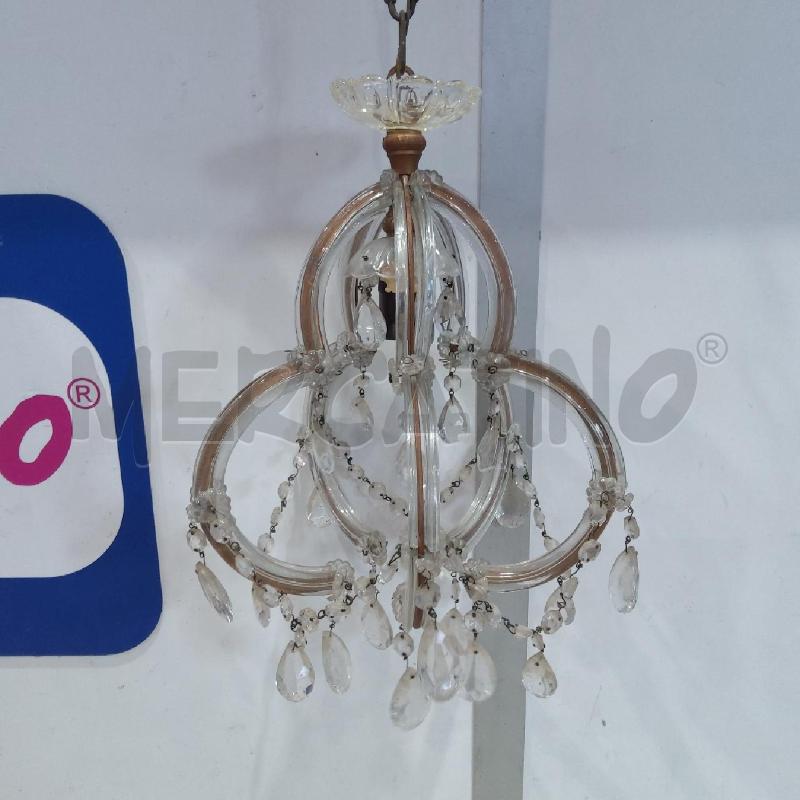 LAMPADARIO MARIA TERESA UNA LUCE PICCOLO | Mercatino dell'Usato San maurizio canavese 1