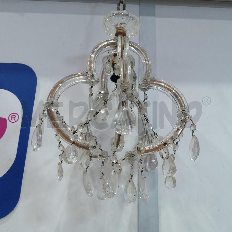 LAMPADARIO MARIA TERESA UNA LUCE PICCOLO | Mercatino dell'Usato San maurizio canavese 2