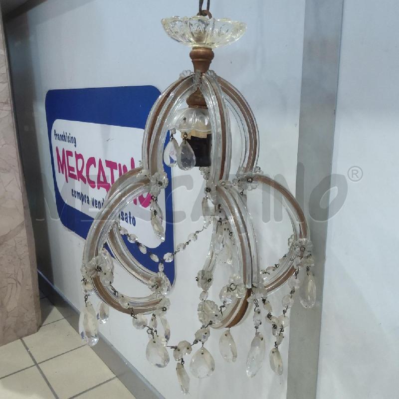 LAMPADARIO MARIA TERESA UNA LUCE PICCOLO | Mercatino dell'Usato San maurizio canavese 4