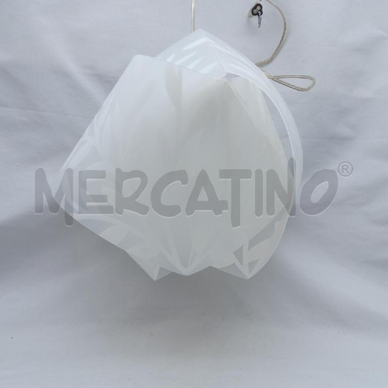 LAMPADARIO SLAMP BIANCO FOGLIE | Mercatino dell'Usato San maurizio canavese 2