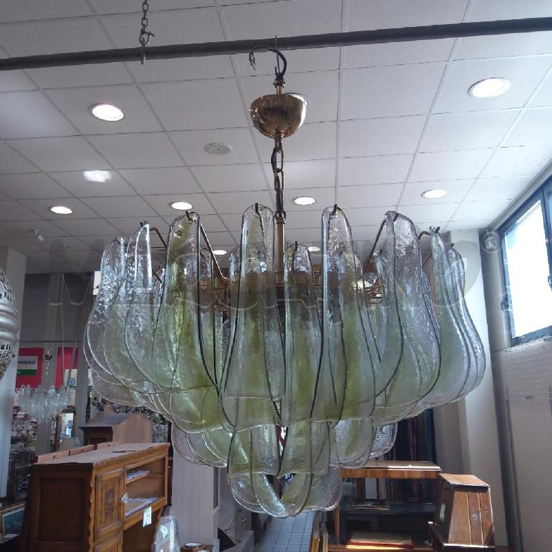 LAMPADARIO VETRO MURANO LA MURRINA PENDENTI VERDINO RICAMBI SP | Mercatino dell'Usato San maurizio canavese 3