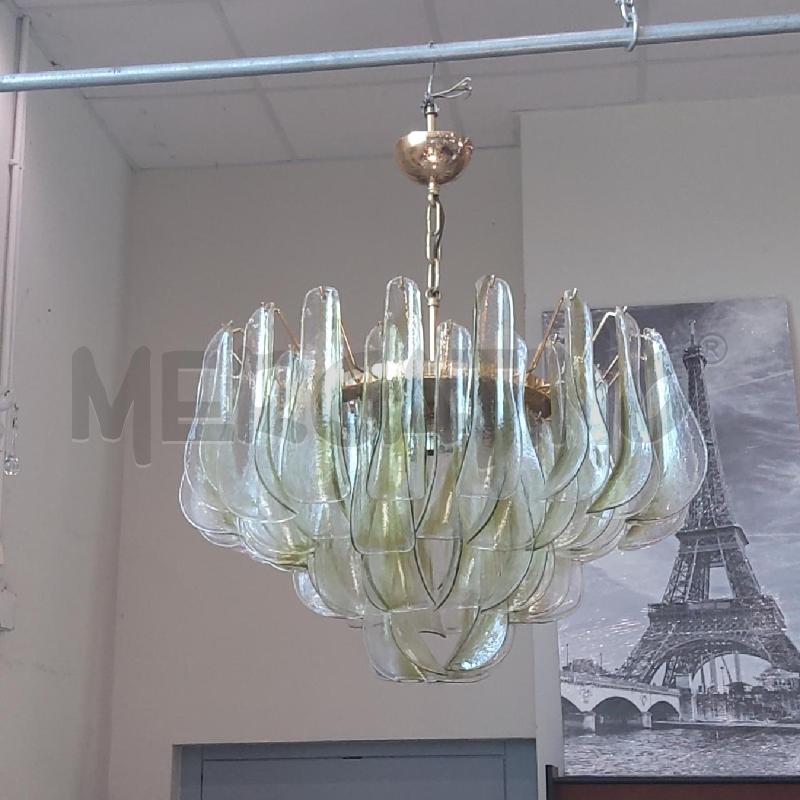 LAMPADARIO VETRO MURANO LA MURRINA PENDENTI VERDINO RICAMBI SP | Mercatino dell'Usato San maurizio canavese 5