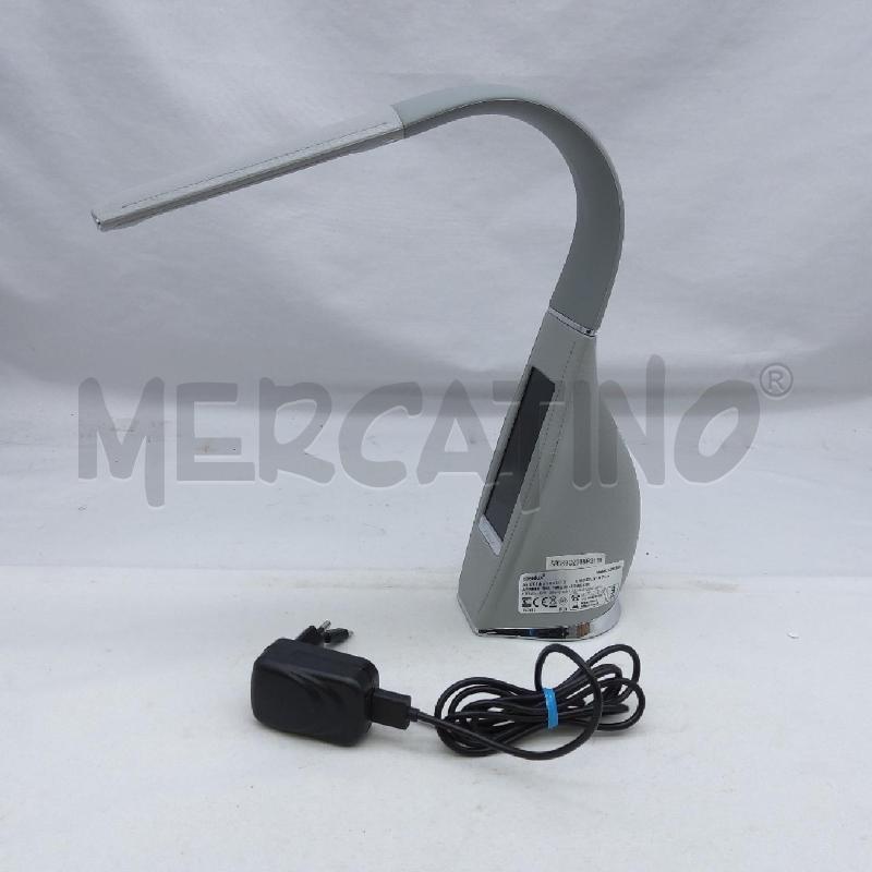 LAMPADA SCRIVANIA CASALUX CON OROLOGIO MULTIFUNZIONE | Mercatino dell'Usato San maurizio canavese 1
