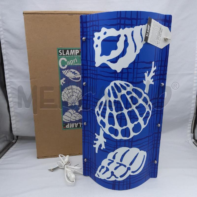 LAMPADA SLAMP MODELLO CAPRI AZZURRO  | Mercatino dell'Usato San maurizio canavese 1