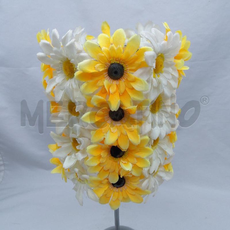 LAMPADA TAVOLO FIORI BCA GIALLI | Mercatino dell'Usato San maurizio canavese 2