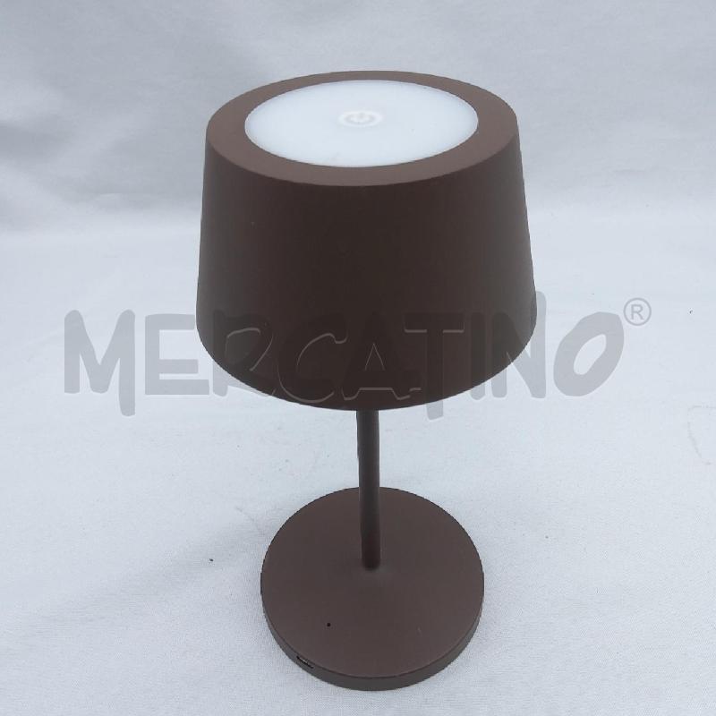 LAMPADA TAVOLO TOUCH MARRONE | Mercatino dell'Usato San maurizio canavese 1
