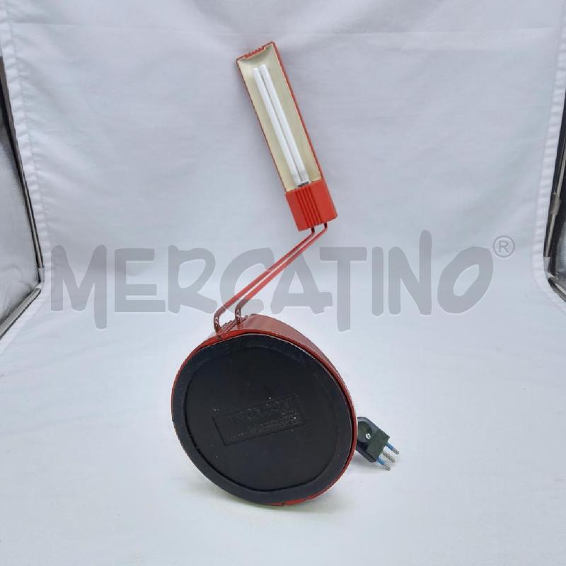 LAMPADA TAVOLO TRONCONI FLU 1982 ROSSO MARR | Mercatino dell'Usato San maurizio canavese 3