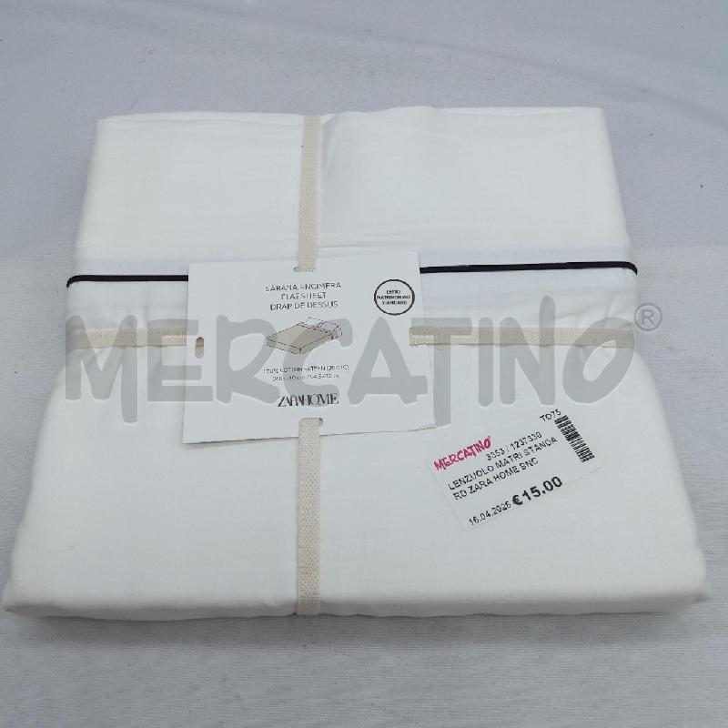 LENZUOLO MATRI STANDARD ZARA HOME BNC PROFILO NERO | Mercatino dell'Usato San maurizio canavese 1