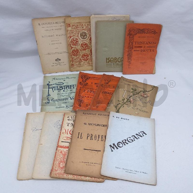 LIBRETTI VARI OPERE TEATRALI | Mercatino dell'Usato San maurizio canavese 1