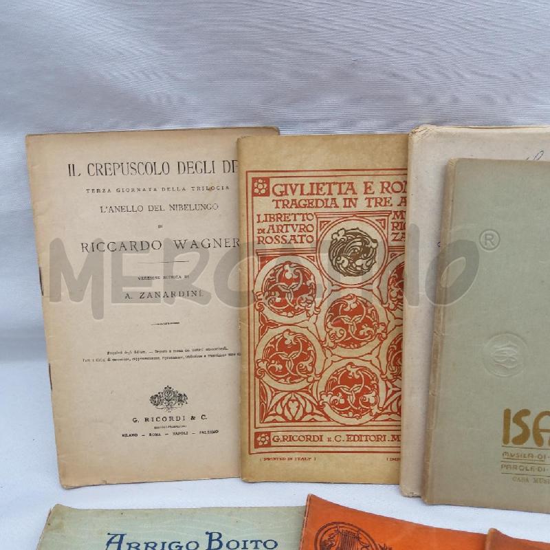 LIBRETTI VARI OPERE TEATRALI | Mercatino dell'Usato San maurizio canavese 4