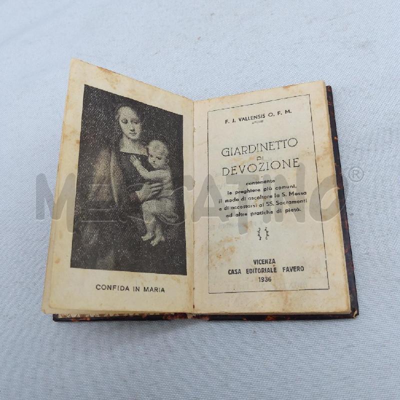 LIBRETTO PREGHIERE 1936 MARRONE | Mercatino dell'Usato San maurizio canavese 3