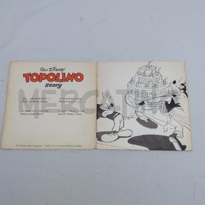 LIBRETTO + VINILE 45 GIRI DISNEY TOPOLINO/DUMBO | Mercatino dell'Usato San maurizio canavese 4