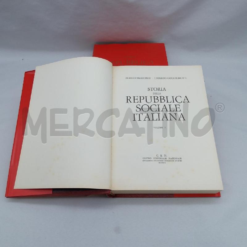 LIBRI 2 STORIA DELLA REPUBBLICA SOCIALE ITALIANA | Mercatino dell'Usato San maurizio canavese 3