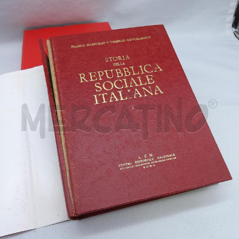LIBRI 2 STORIA DELLA REPUBBLICA SOCIALE ITALIANA | Mercatino dell'Usato San maurizio canavese 5