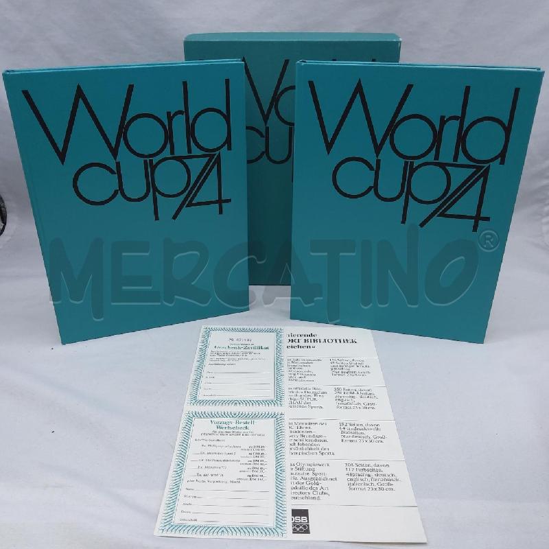 LIBRO 2 VOLUMI WORLD CUP 74 CON SCATOLA | Mercatino dell'Usato San maurizio canavese 1