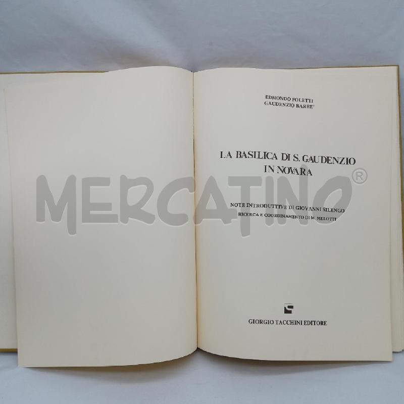 LIBRO LA BASILICA DI S. GUADENZIO IN NOVARA | Mercatino dell'Usato San maurizio canavese 2