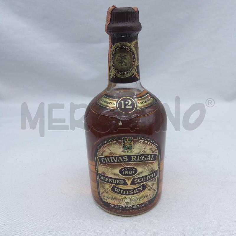 LIQUORE WHISKY CIVAS 12 YEARS OLD ANNI 80 | Mercatino dell'Usato San maurizio canavese 1