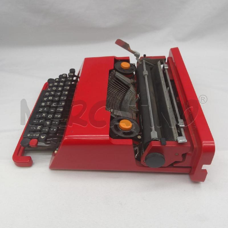 MACCHINA DA SCRIVERE OLIVETTI VALENTINE ROSSA NO CUSTODIA | Mercatino dell'Usato San maurizio canavese 2