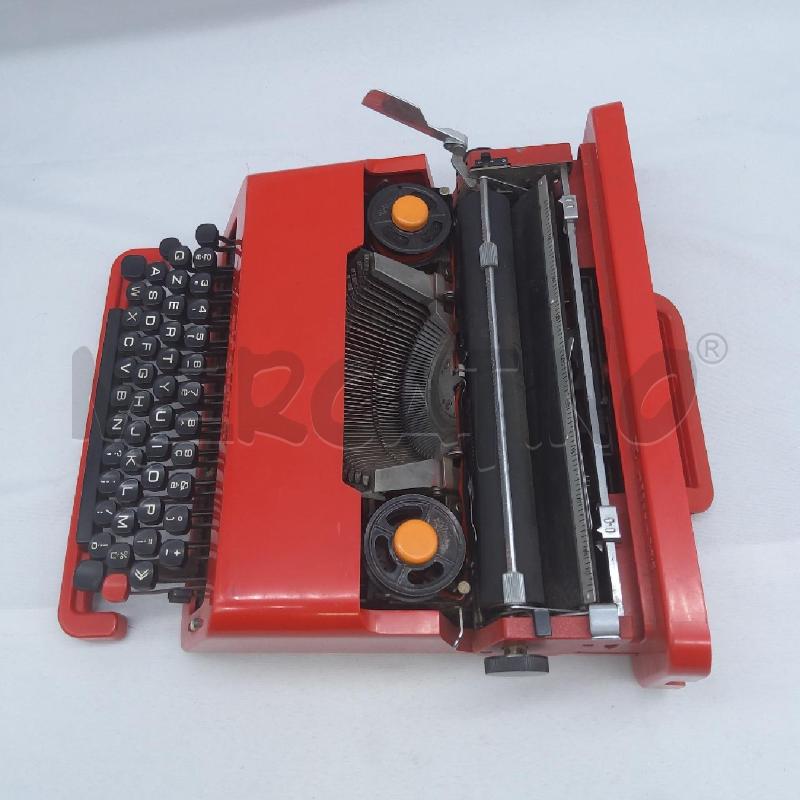 MACCHINA DA SCRIVERE OLIVETTI VALENTINE ROSSA NO CUSTODIA | Mercatino dell'Usato San maurizio canavese 3