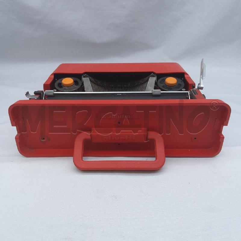MACCHINA DA SCRIVERE OLIVETTI VALENTINE ROSSA NO CUSTODIA | Mercatino dell'Usato San maurizio canavese 4