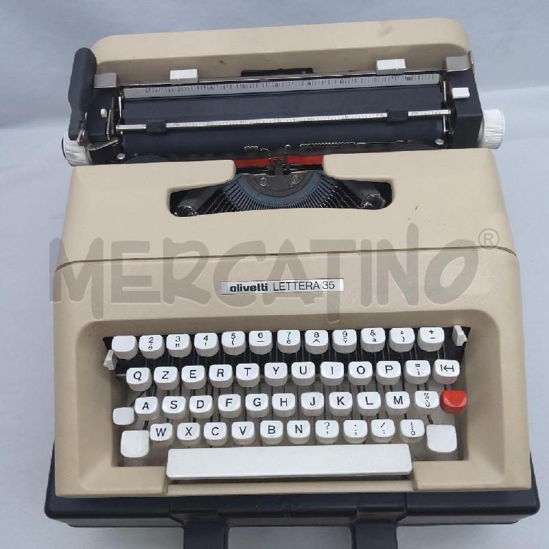 MACCHINA SCRIVERE OLIVETTI LETTERA 35 CN CUSTODIA | Mercatino dell'Usato San maurizio canavese 2