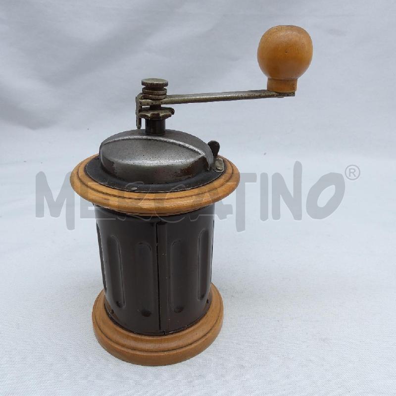 MACININO CILINDRO LEGNO METALLO MARRONE BEIGE | Mercatino dell'Usato San maurizio canavese 1