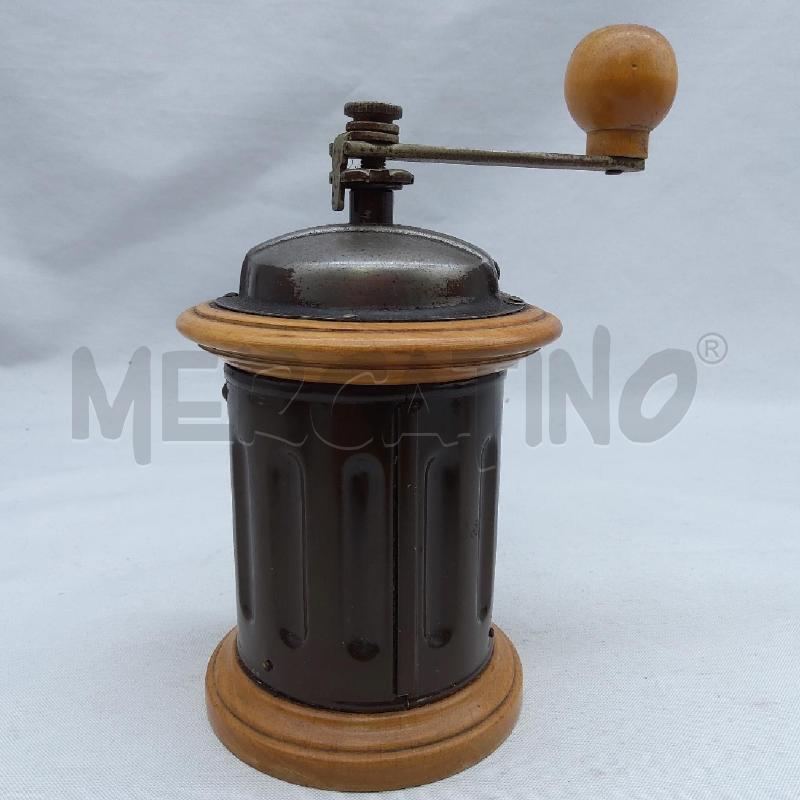 MACININO CILINDRO LEGNO METALLO MARRONE BEIGE | Mercatino dell'Usato San maurizio canavese 2