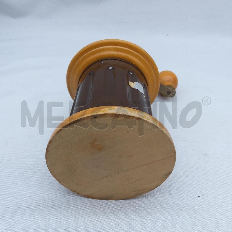 MACININO CILINDRO LEGNO METALLO MARRONE BEIGE | Mercatino dell'Usato San maurizio canavese 4