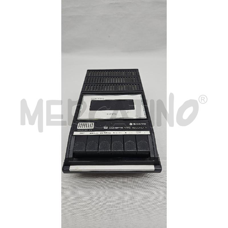 MANGIACASSETTE SANYO M 2519 + CAVO66 | Mercatino dell'Usato San maurizio canavese 1