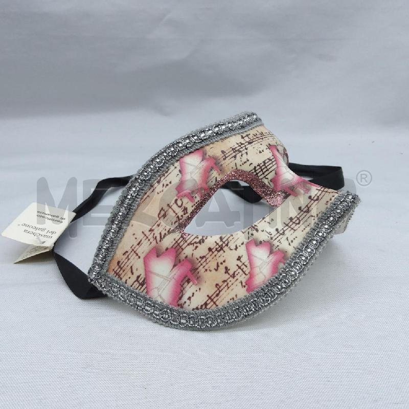 MASCHERA ARTISTICA VENEZIANA ARGENTO ROSA | Mercatino dell'Usato San maurizio canavese 2