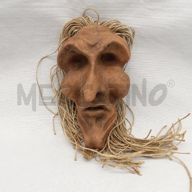 MASCHERA COCCIO NASO AQUILIO CAPELLI CORDA | Mercatino dell'Usato San maurizio canavese 1