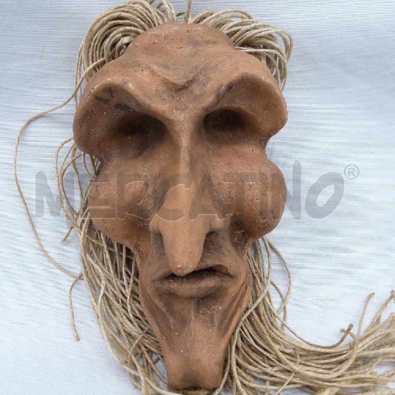 MASCHERA COCCIO NASO AQUILIO CAPELLI CORDA | Mercatino dell'Usato San maurizio canavese 2
