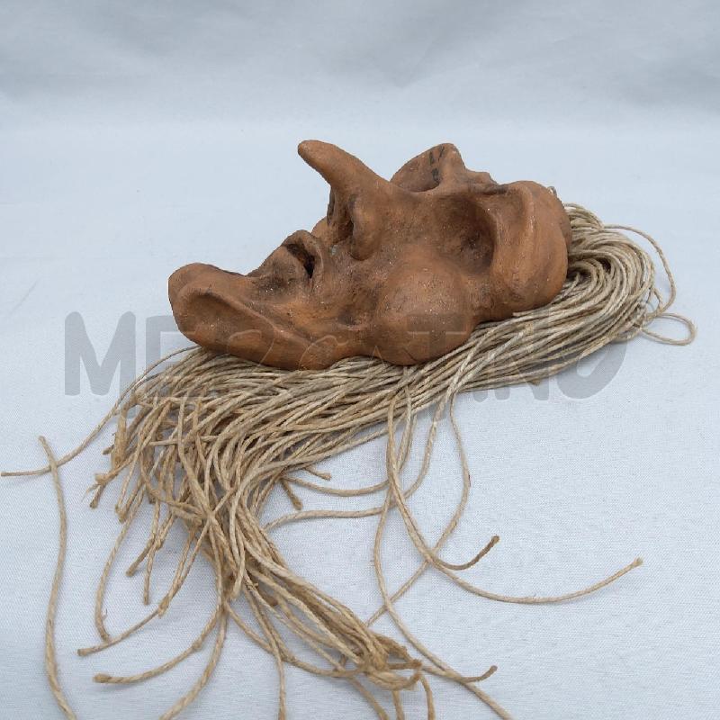 MASCHERA COCCIO NASO AQUILIO CAPELLI CORDA | Mercatino dell'Usato San maurizio canavese 3