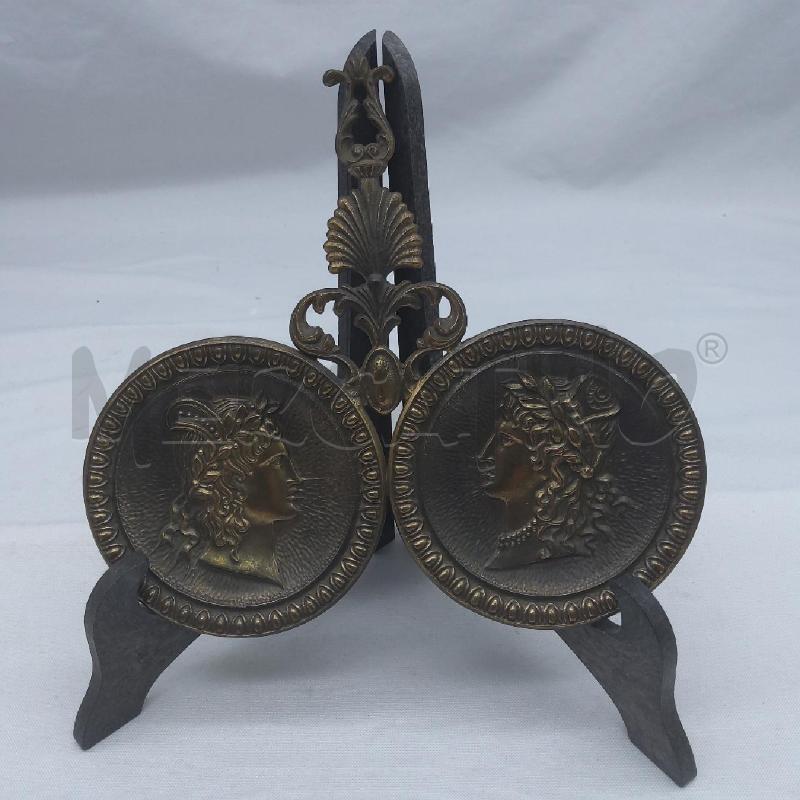 MEDAGLIONE DOPPIO DANTE E BEATRICE | Mercatino dell'Usato San maurizio canavese 1