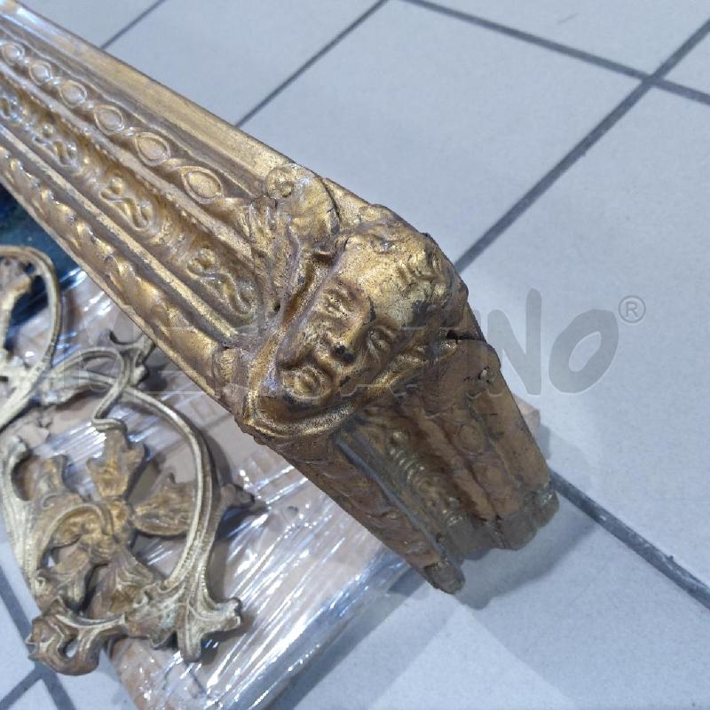 MENSOLA CONSOLLE MARMO VERDE / LEGNO DORATO | Mercatino dell'Usato San maurizio canavese 4