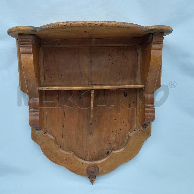 MENSOLINA PORTACHIAVI LEGNO ARTISTICO | Mercatino dell'Usato San maurizio canavese 1