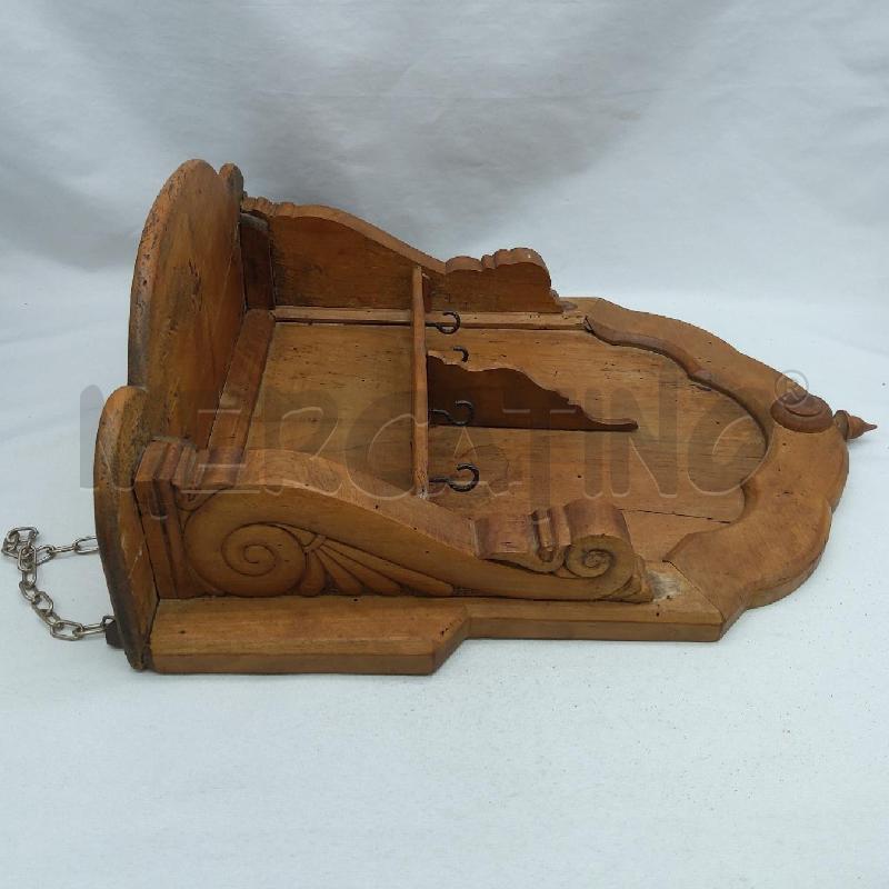 MENSOLINA PORTACHIAVI LEGNO ARTISTICO | Mercatino dell'Usato San maurizio canavese 4