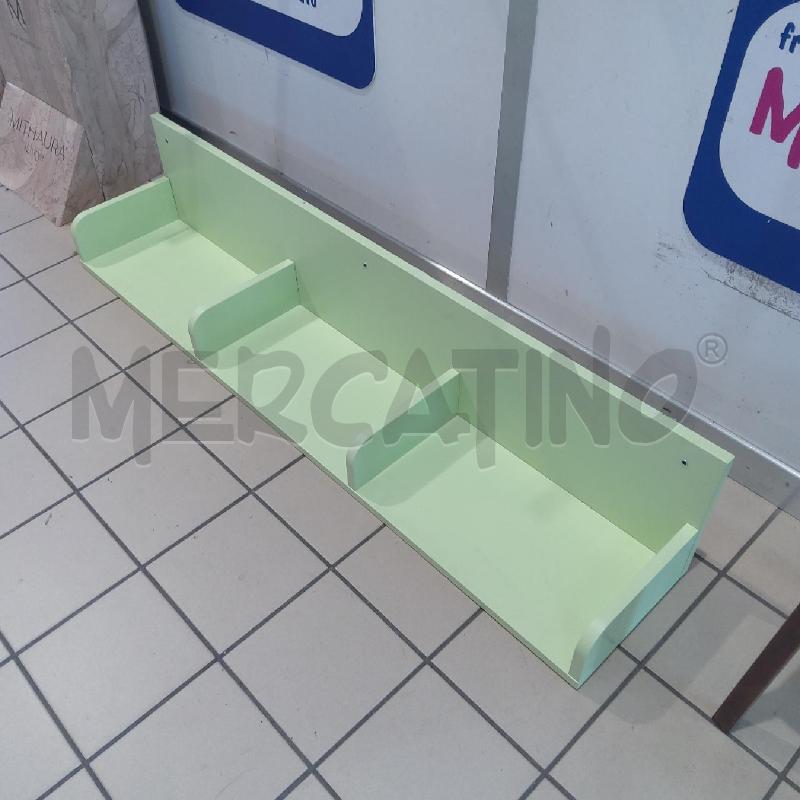 MENSOLINA VERDE MENTA CON STAFFA | Mercatino dell'Usato San maurizio canavese 2