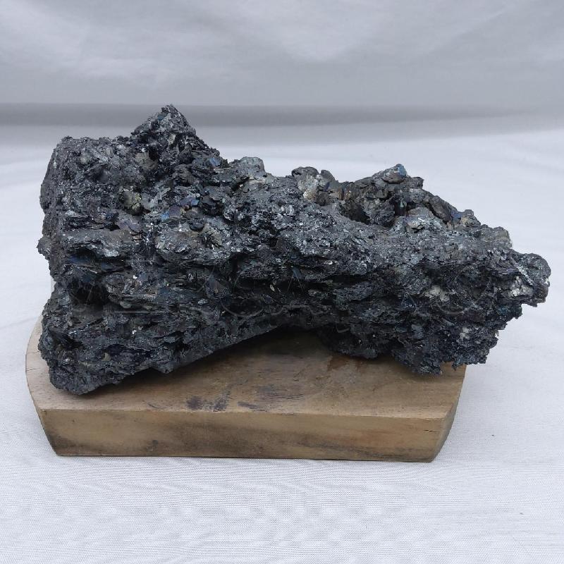 MINERALE CALCOPIRITE GALENA KG 9 + BASE LEGNO | Mercatino dell'Usato San maurizio canavese 1