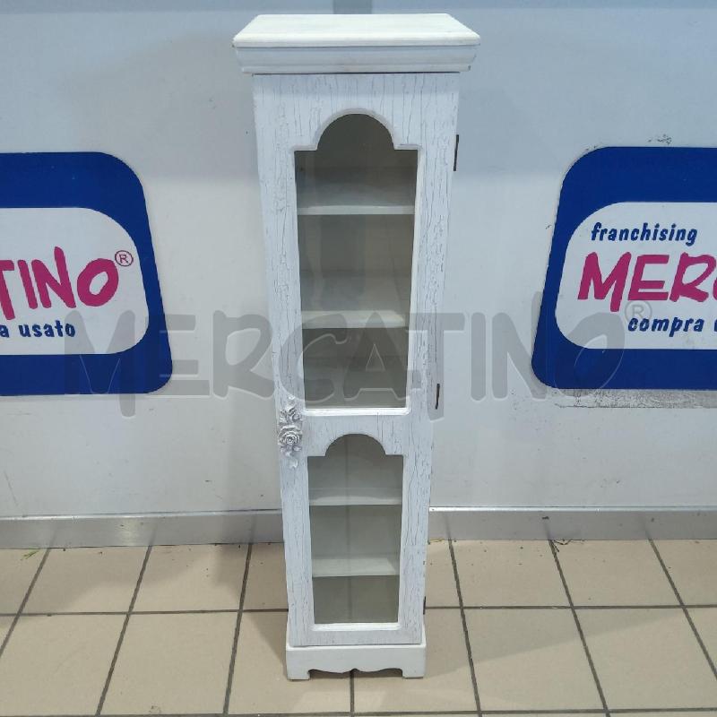 MOBILETTO COLONNA ANTINA VETRINA BCO ROSELLINA POMOLO | Mercatino dell'Usato San maurizio canavese 1