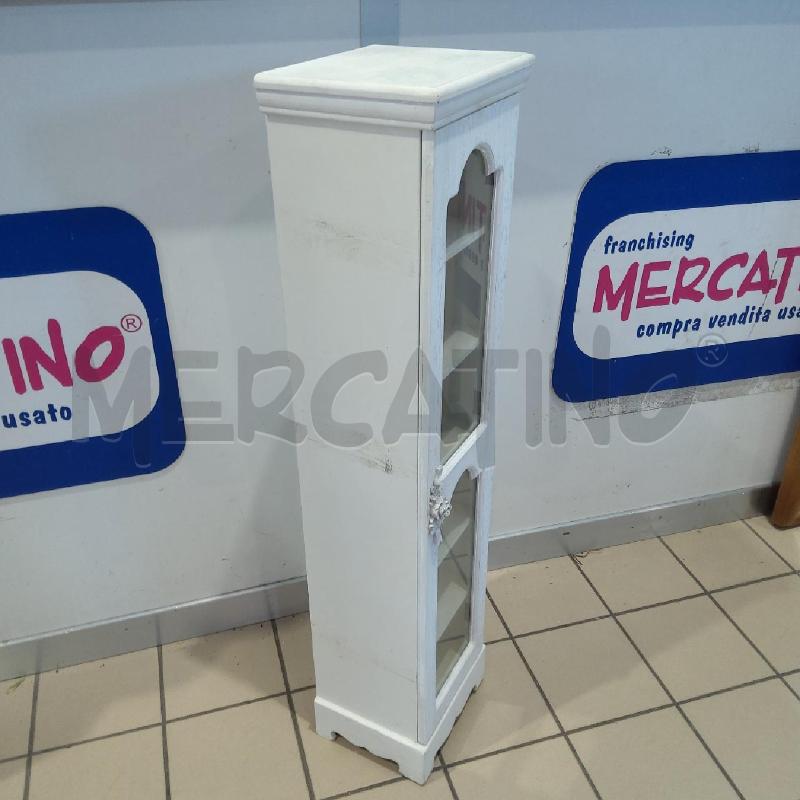 MOBILETTO COLONNA ANTINA VETRINA BCO ROSELLINA POMOLO | Mercatino dell'Usato San maurizio canavese 2