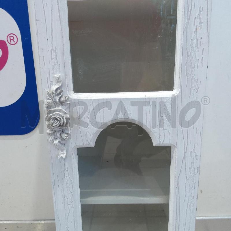 MOBILETTO COLONNA ANTINA VETRINA BCO ROSELLINA POMOLO | Mercatino dell'Usato San maurizio canavese 3